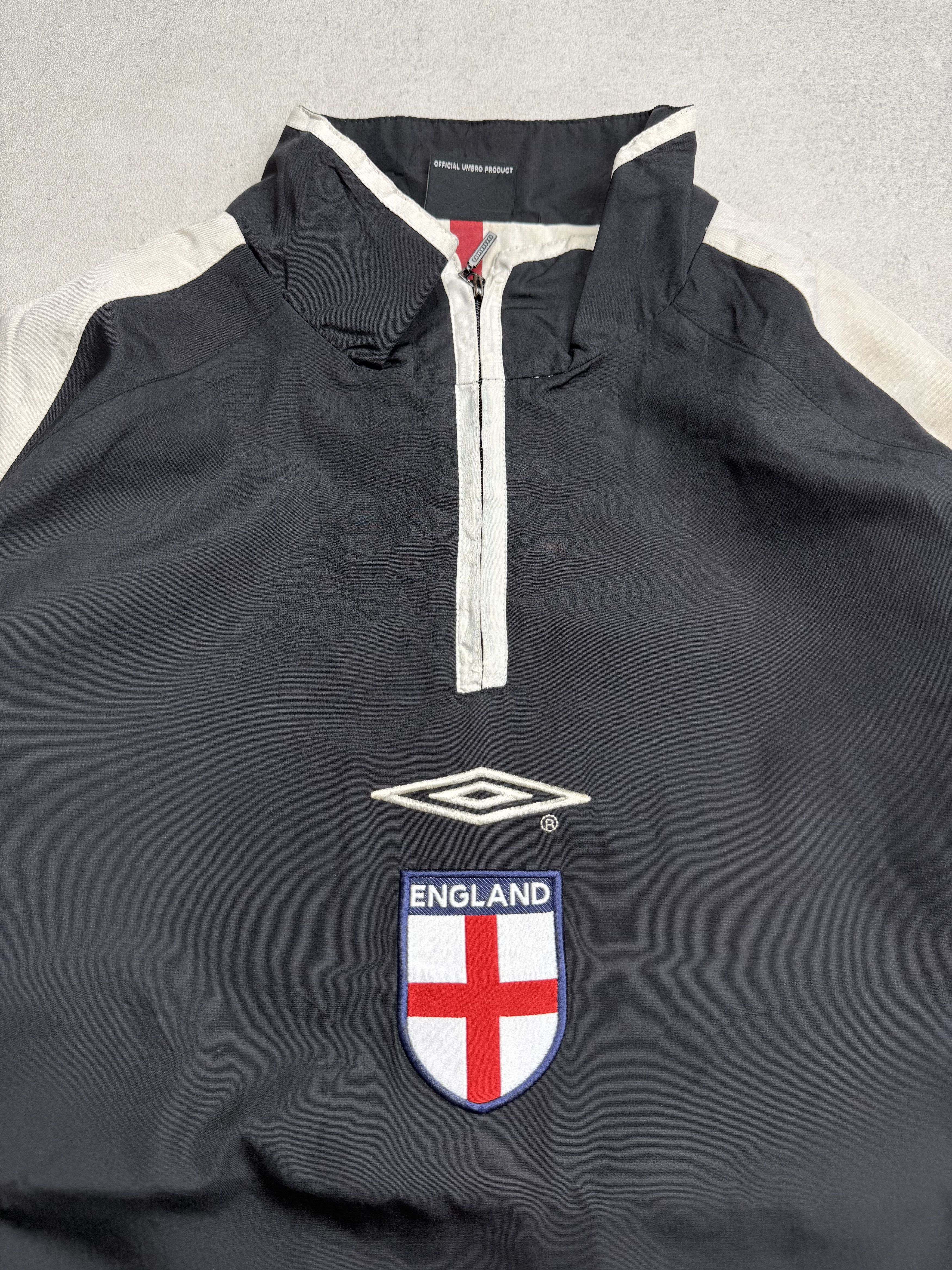 Umbro Vintage Umbro England Windbreaker Jacket Size US XL / EU 56 / 4 - 6 Thumbnail