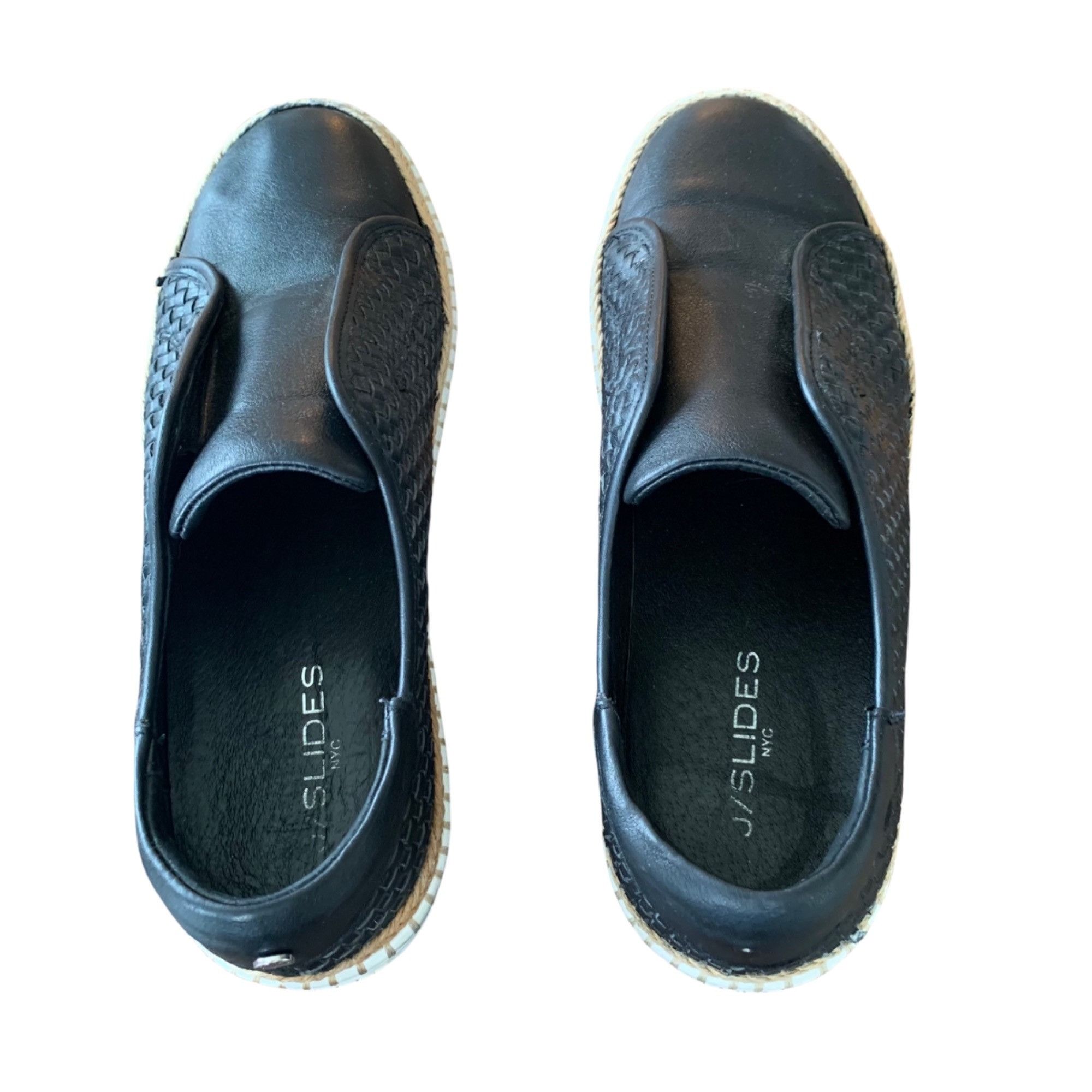 J/Slides J Slides Woven Leather Slip-On Loafers 8.5 Size US 8.5 / IT 38.5 - 4 Thumbnail
