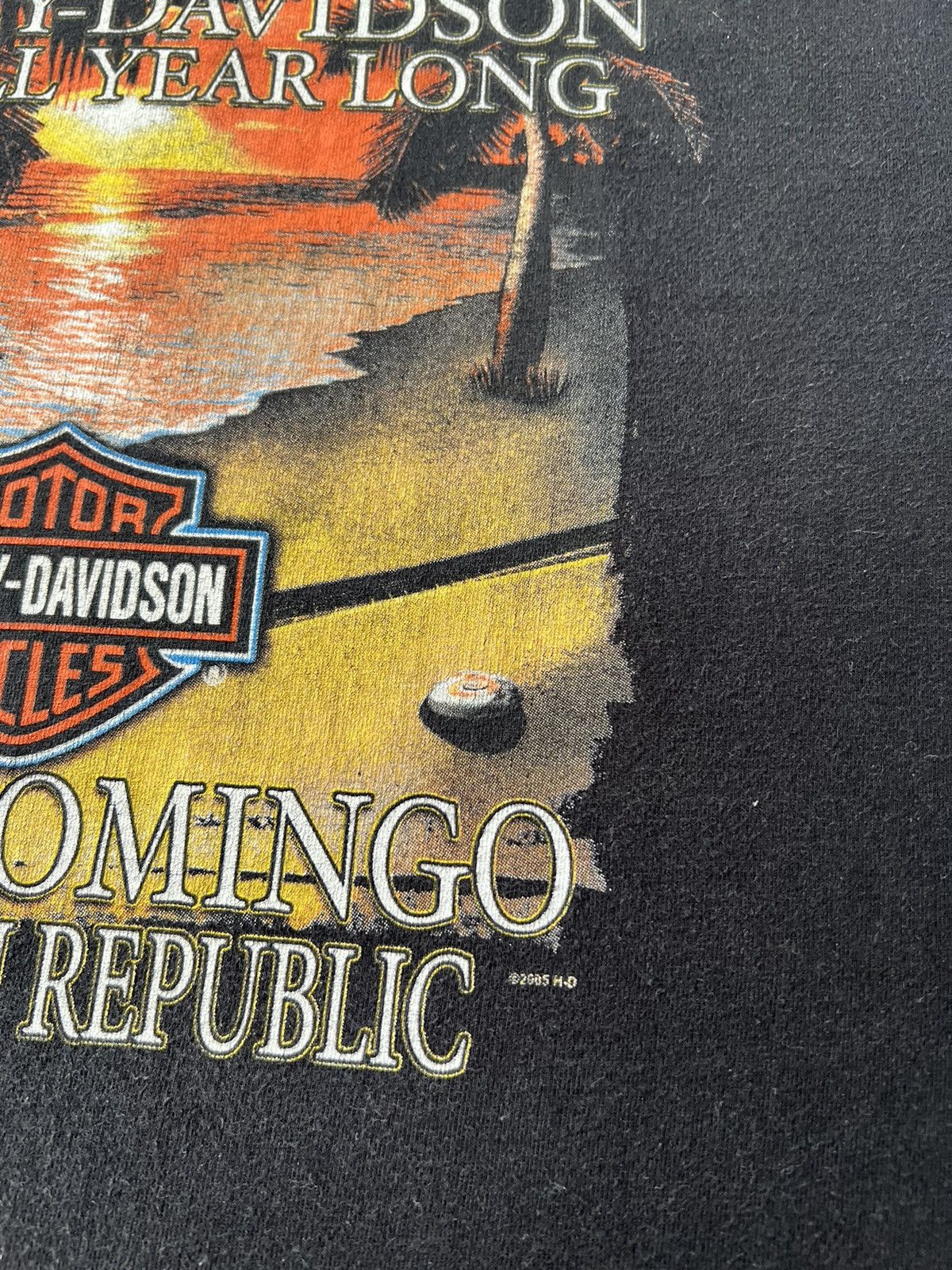 Harley Davidson Vintage 2007 Harley Davidson Bike Dominican Republic T-shirt Size US L / EU 52-54 / 3 - 18 Thumbnail