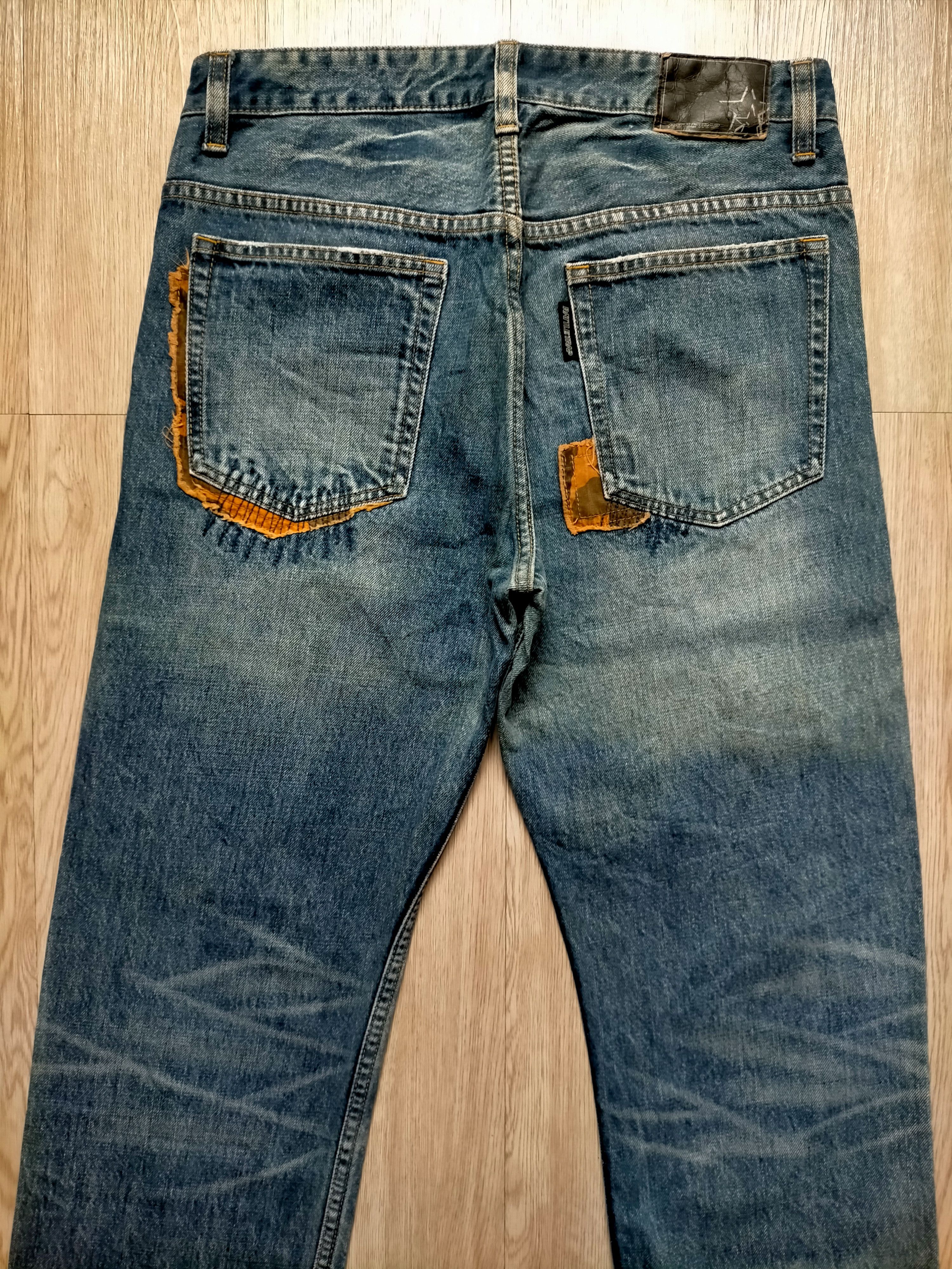 Hysteric Glamour Rattle Trap Japanese Patchwork Blue Jeans Size US 32 / EU 48 - 10 Thumbnail