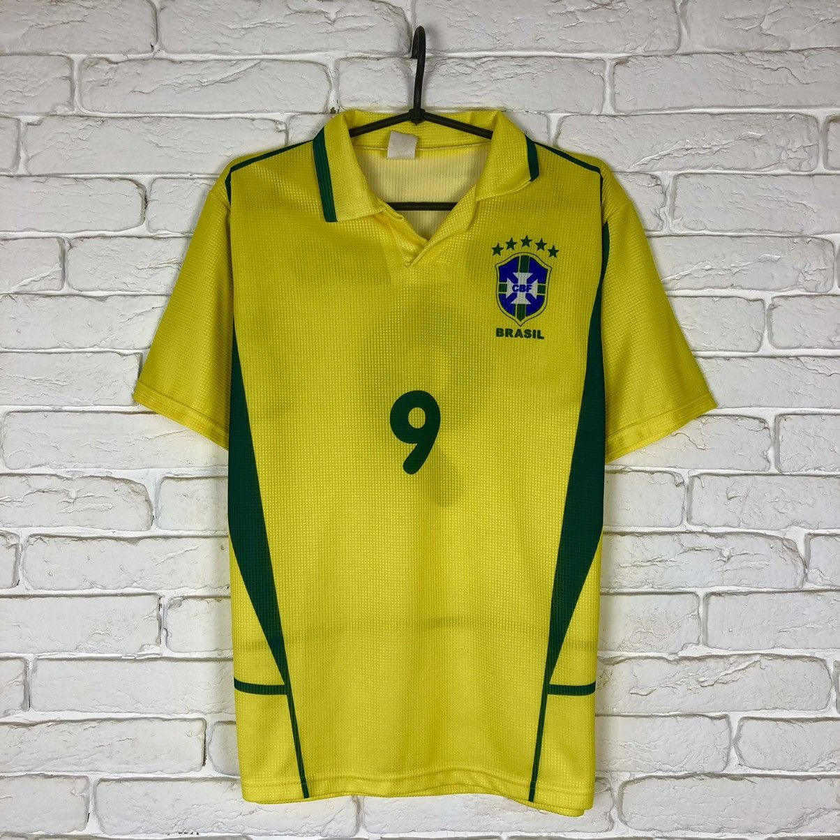 Vintage Ronaldo Brazil national team retro soccer jersey vintage Size US S / EU 44-46 / 1 - 1 Thumbnail