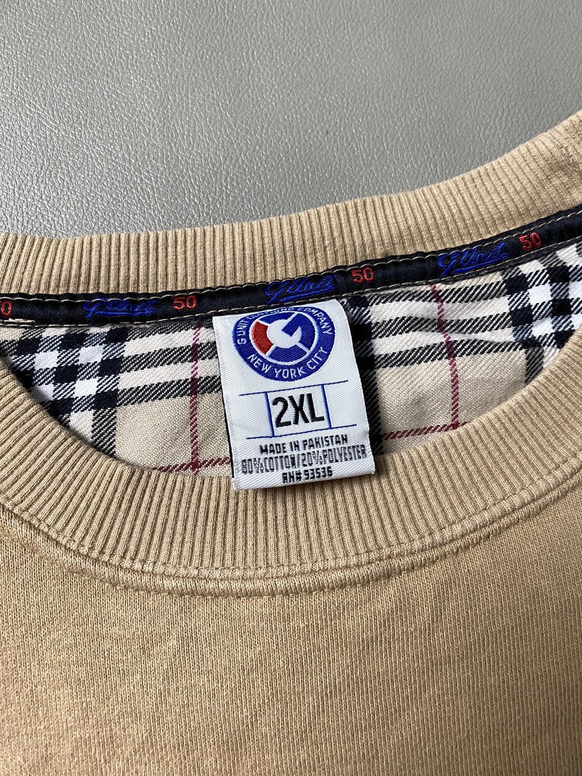 G-Unit G Unit Rip Off Burberry Sweatshirt Size US XXL / EU 58 / 5 - 4 Thumbnail