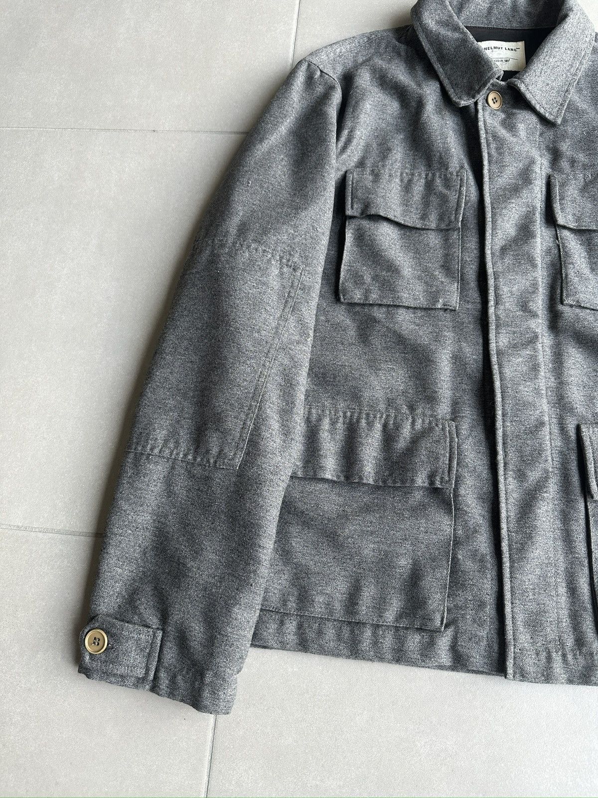 Helmut Lang Helmut Lang AW97 4-pocket wool Military jacket Size US M / EU 48-50 / 2 - 5 Thumbnail