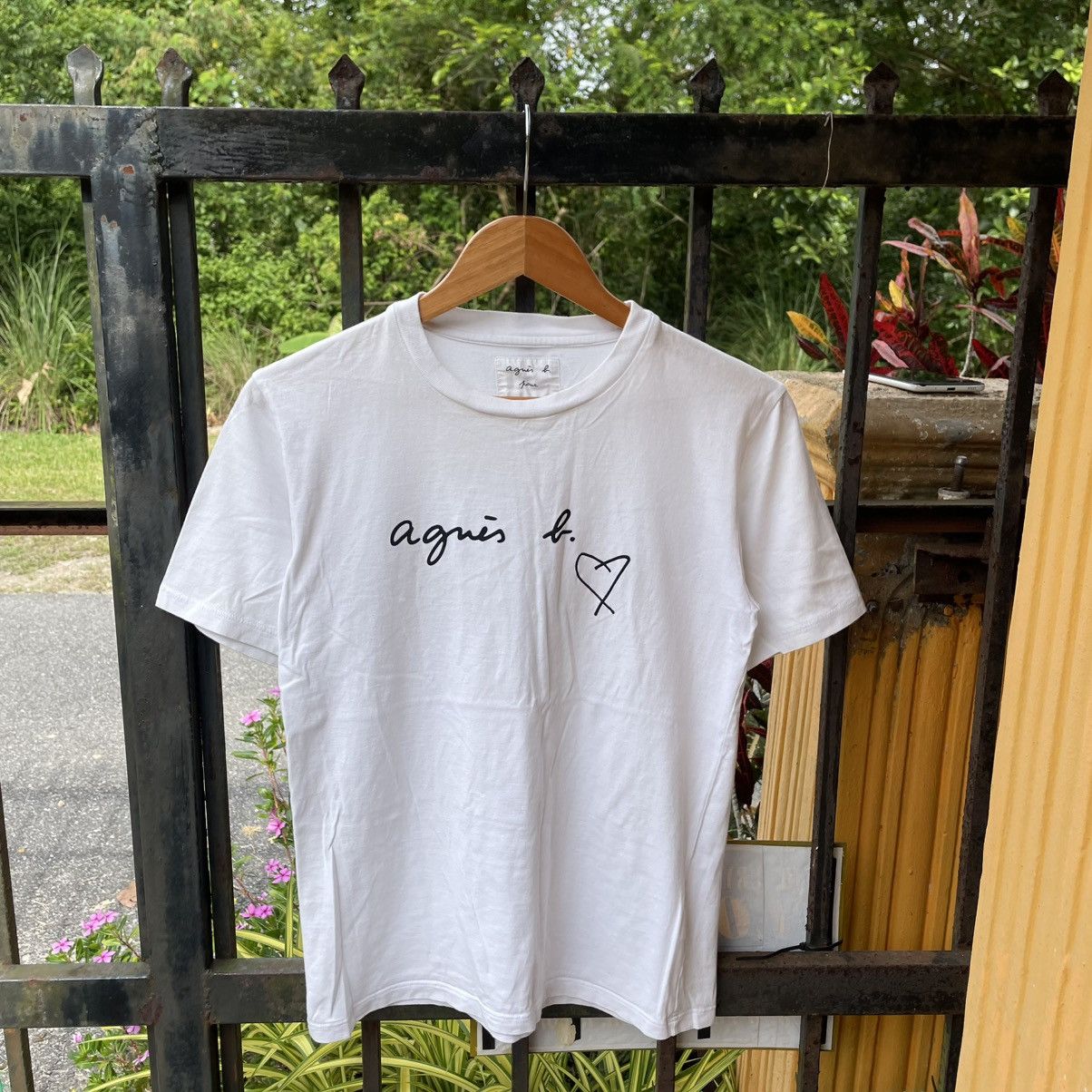 agnes b. 🔥🇯🇵Agnes B. x Adam Et Rope OG Signature Designer Tee Size US S / EU 44-46 / 1 - 1 Thumbnail