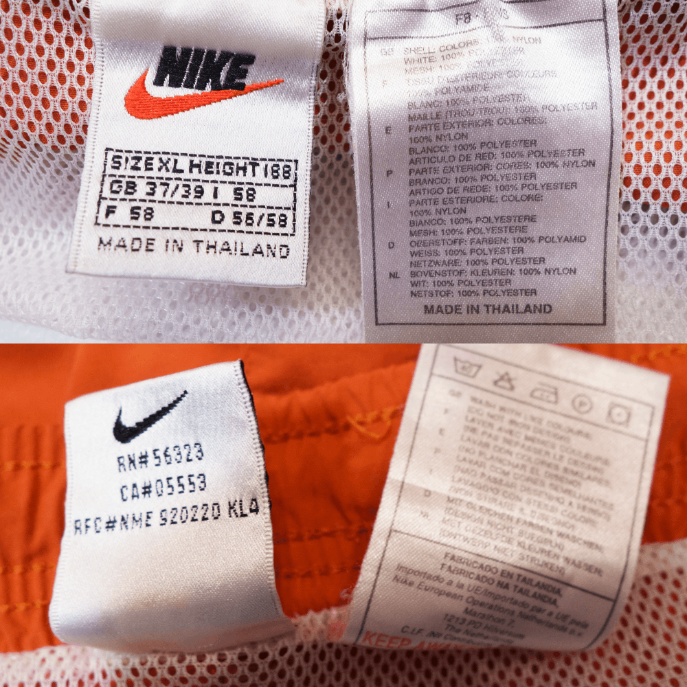 Nike 90S Swoosh Big Logo Nylon Swim Shorts Size US 36 / EU 52 - 7 Thumbnail