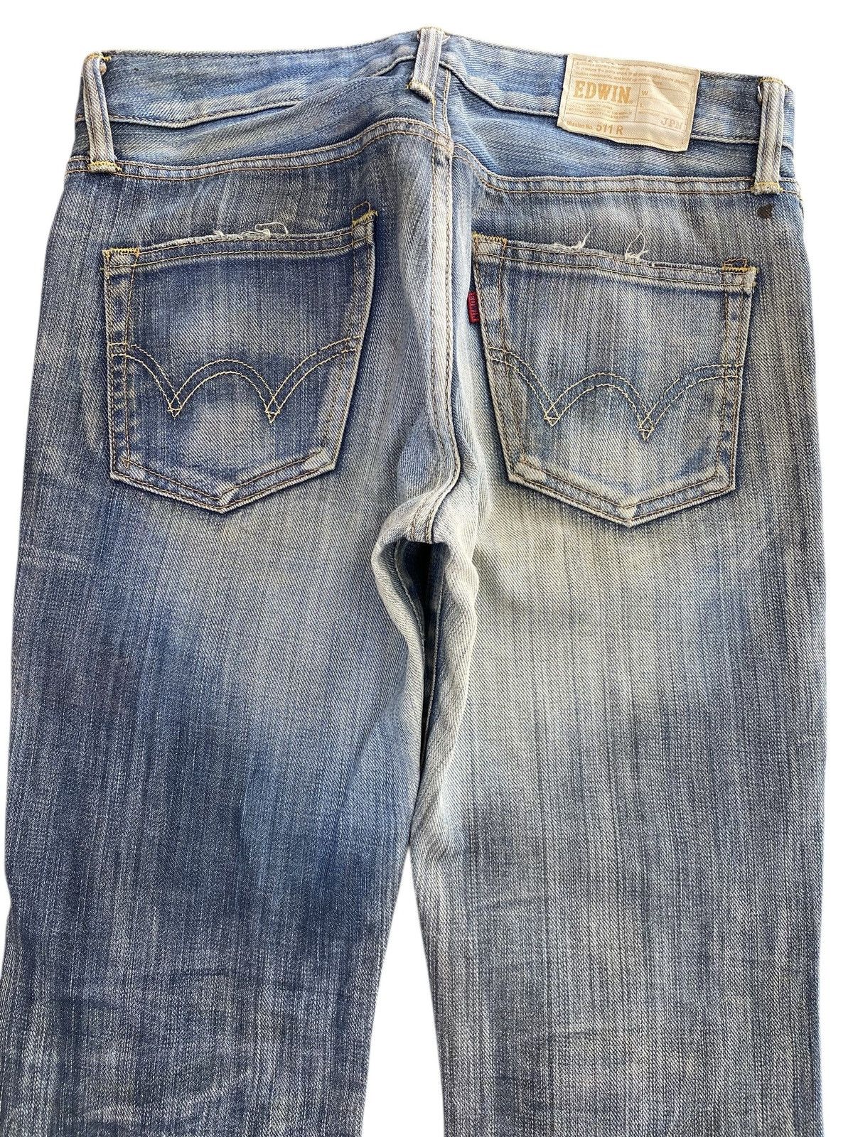 Edwin Edwin Faded Wash Style Wide Flare Jeans Size US 31 - 4 Thumbnail