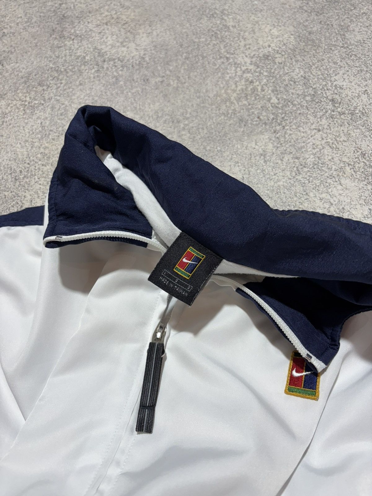 Nike Vintage Nike Court Track Top Jacket Andre Agassi Rare Swoosh Size US L / EU 52-54 / 3 - 5 Thumbnail