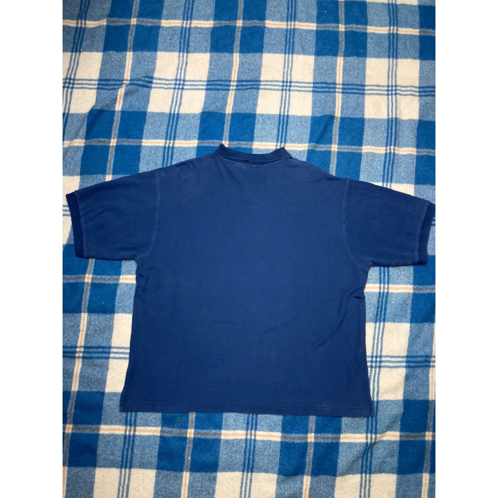 Patagonia VINTAGE Patagonia Organic Cotton 1/4 Button Up Shirt Polo Golf Navy Blue Mens XL Vtg - Shirt Mens XL Blue Size US XL / EU 56 / 4 - 7 Thumbnail