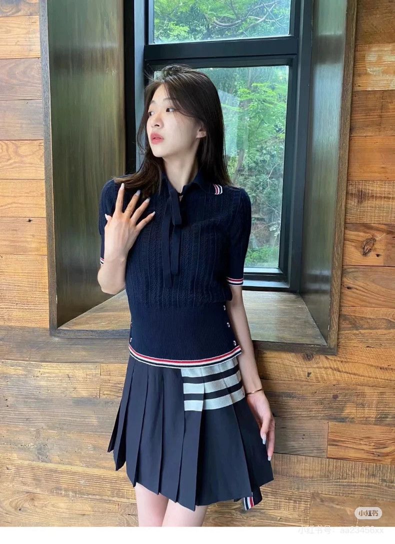Thom Browne Thom Browne Knitted short sleeves Size US XS / EU 42 / 0 - 1 Thumbnail