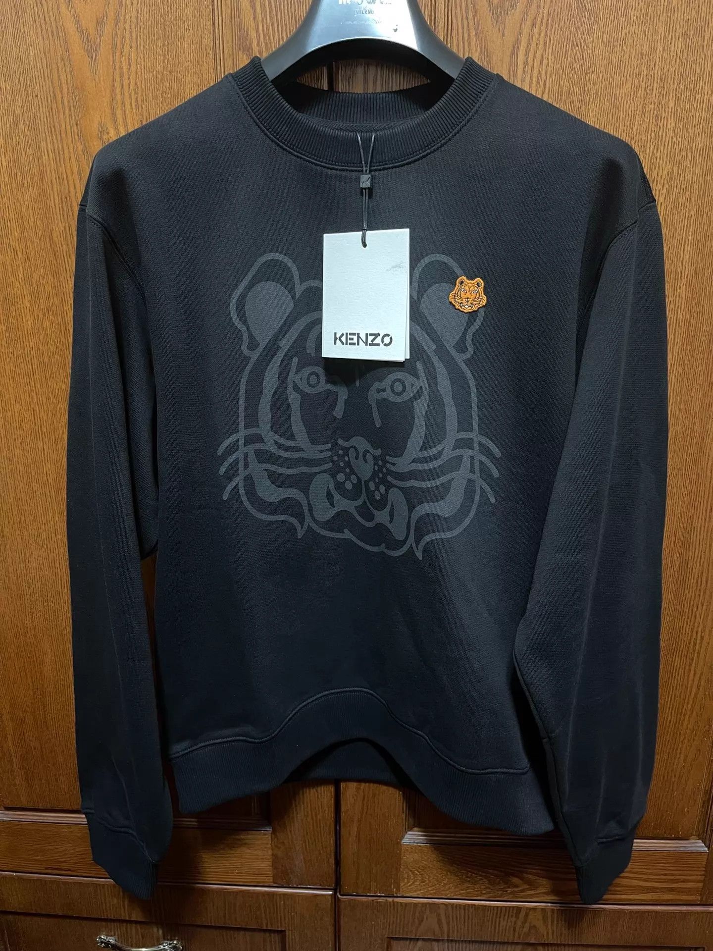 Kenzo Kenzo 22FW Tiger Head Logo Oversized Sweatshirt S Size US S / EU 44-46 / 1 - 2 Thumbnail