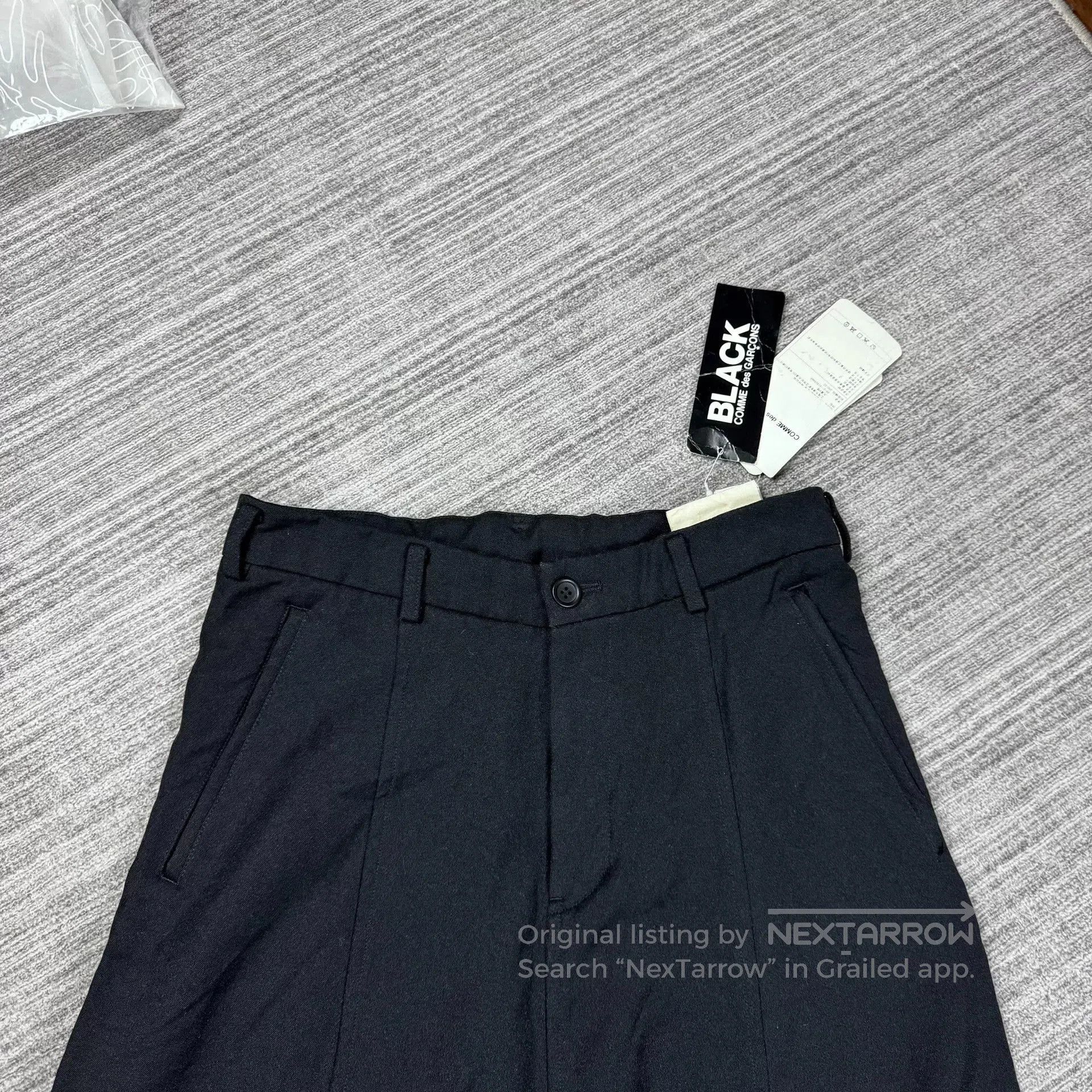 Comme des Garcons Black CDG Black Harem Pants for Sale. Size US 26 / EU 42 - 3 Thumbnail