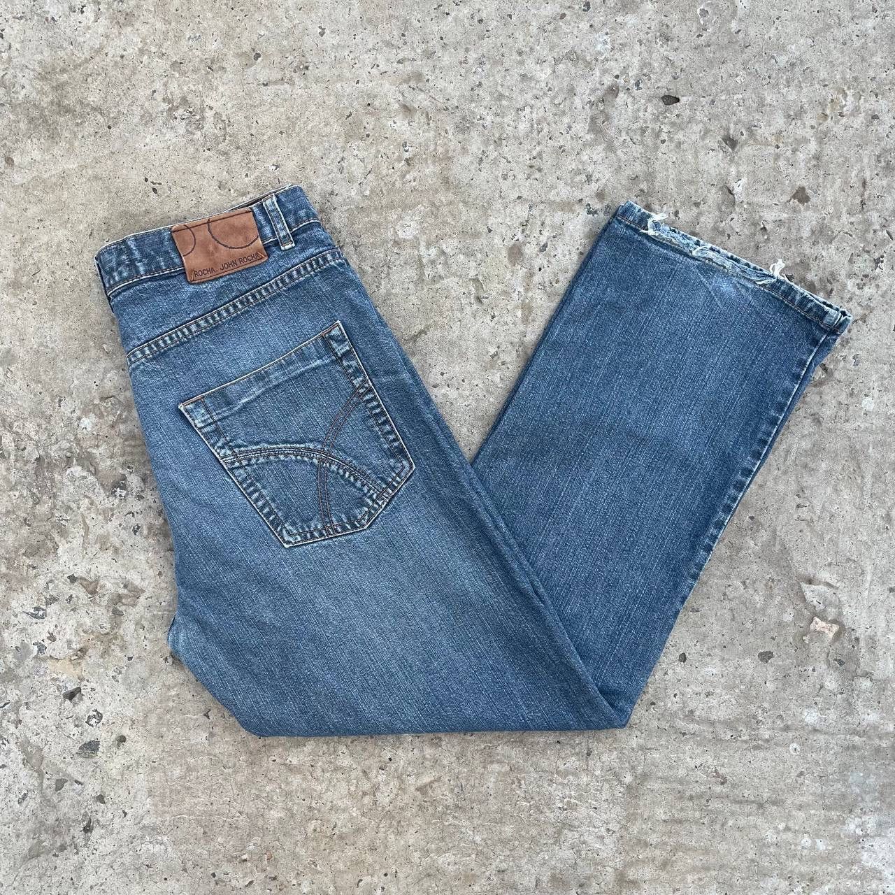 Le Grande Bleu (L.G.B.) VTG Western John Rocha Jeans Size 34 Y2K Old Money Bootcut Size US 34 / EU 50 - 11 Thumbnail