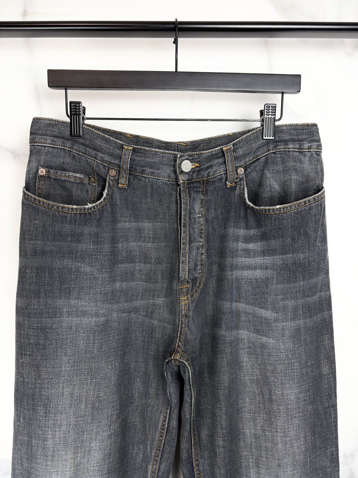 Gucci Gucci Tom Ford Vintage Baggy Bootcut Faded Gray Denim Jeans Size US 32 / EU 48 - 3 Thumbnail