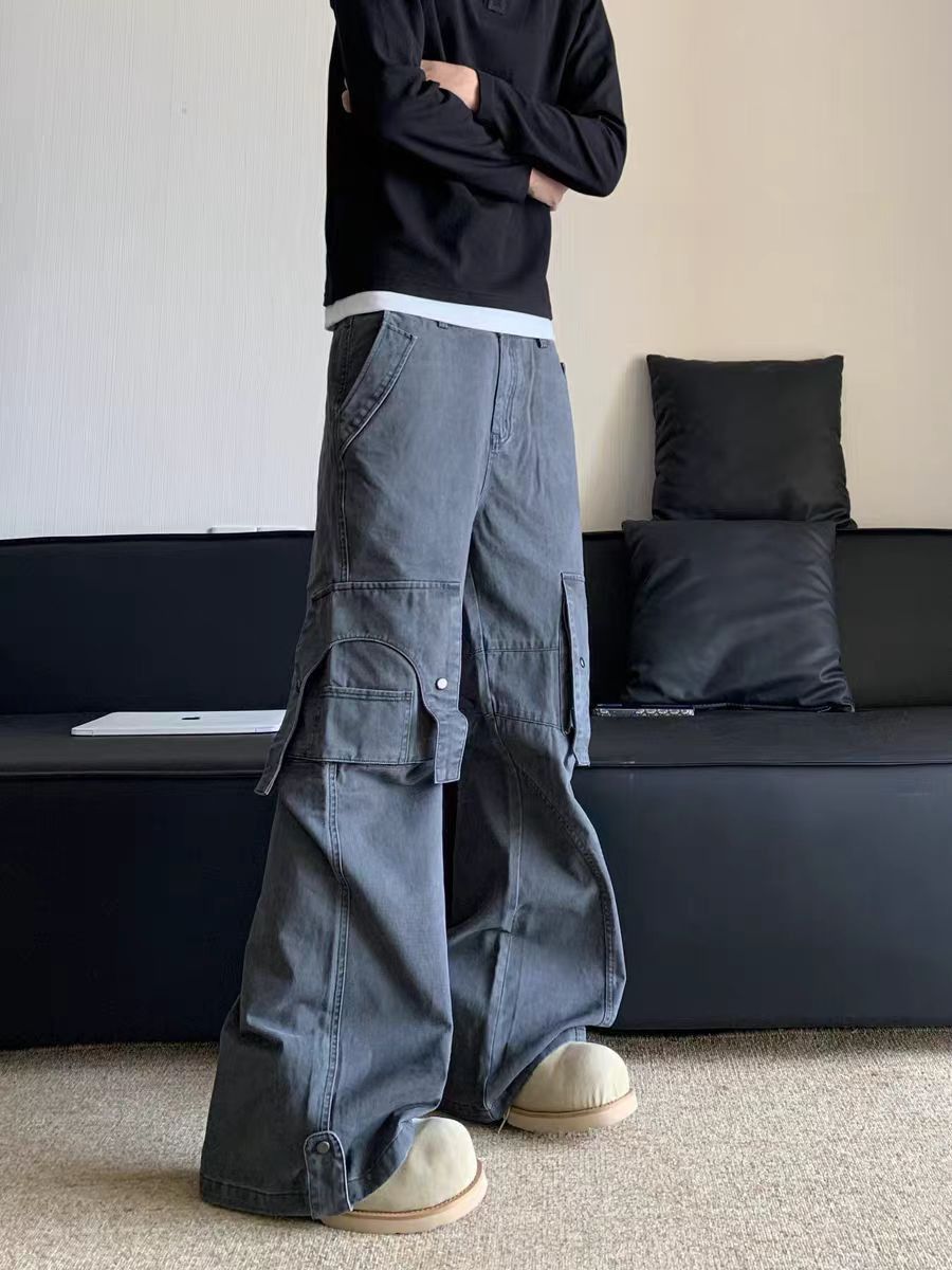 Japanese Brand × Jean Workwear Straight Pocket Washed Casual Jeans Size US 30 / EU 46 - 1 Thumbnail