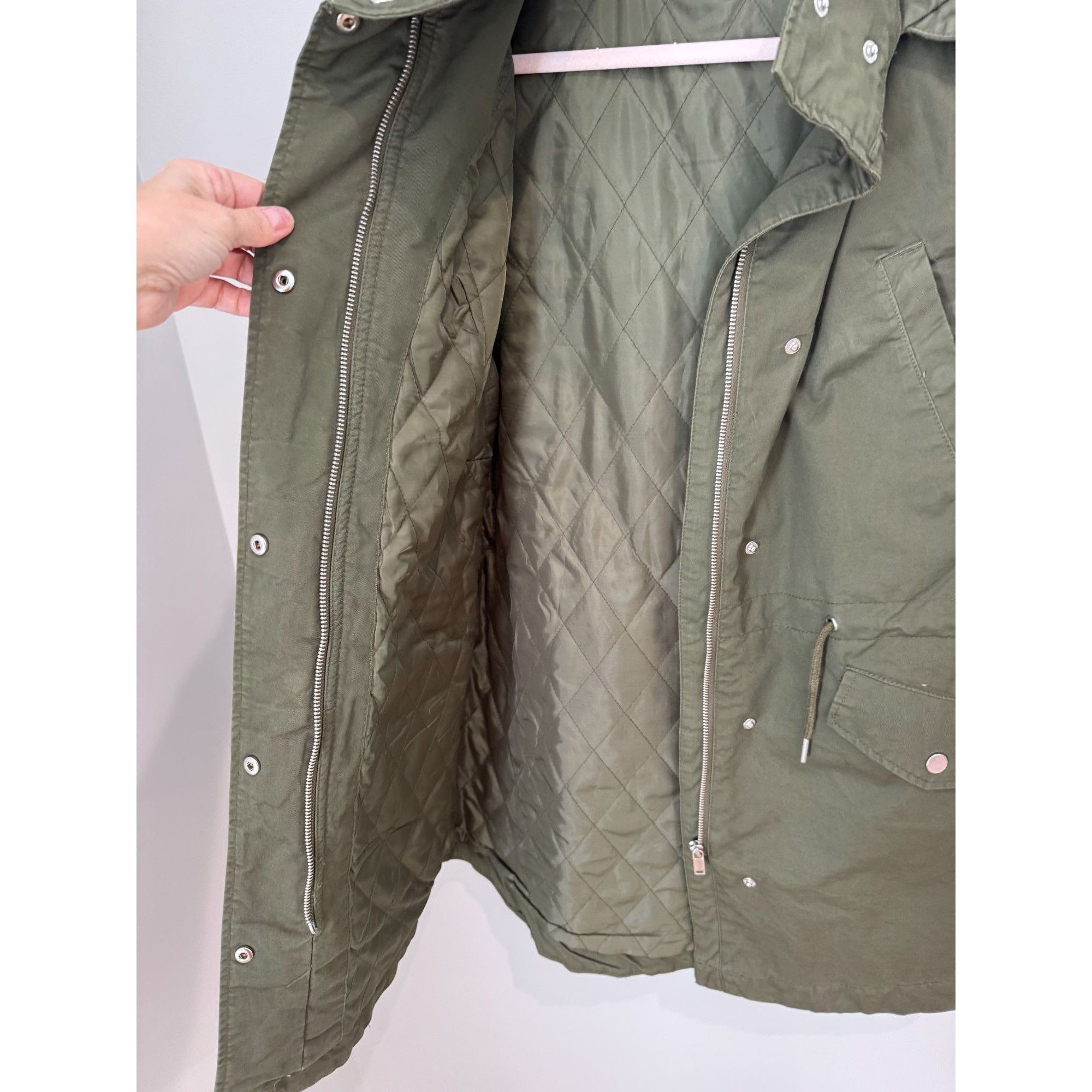 H&M Women's Divided by H&M hooded utility jacket, size medium Size M / US 6-8 / IT 42-44 - 11 Thumbnail