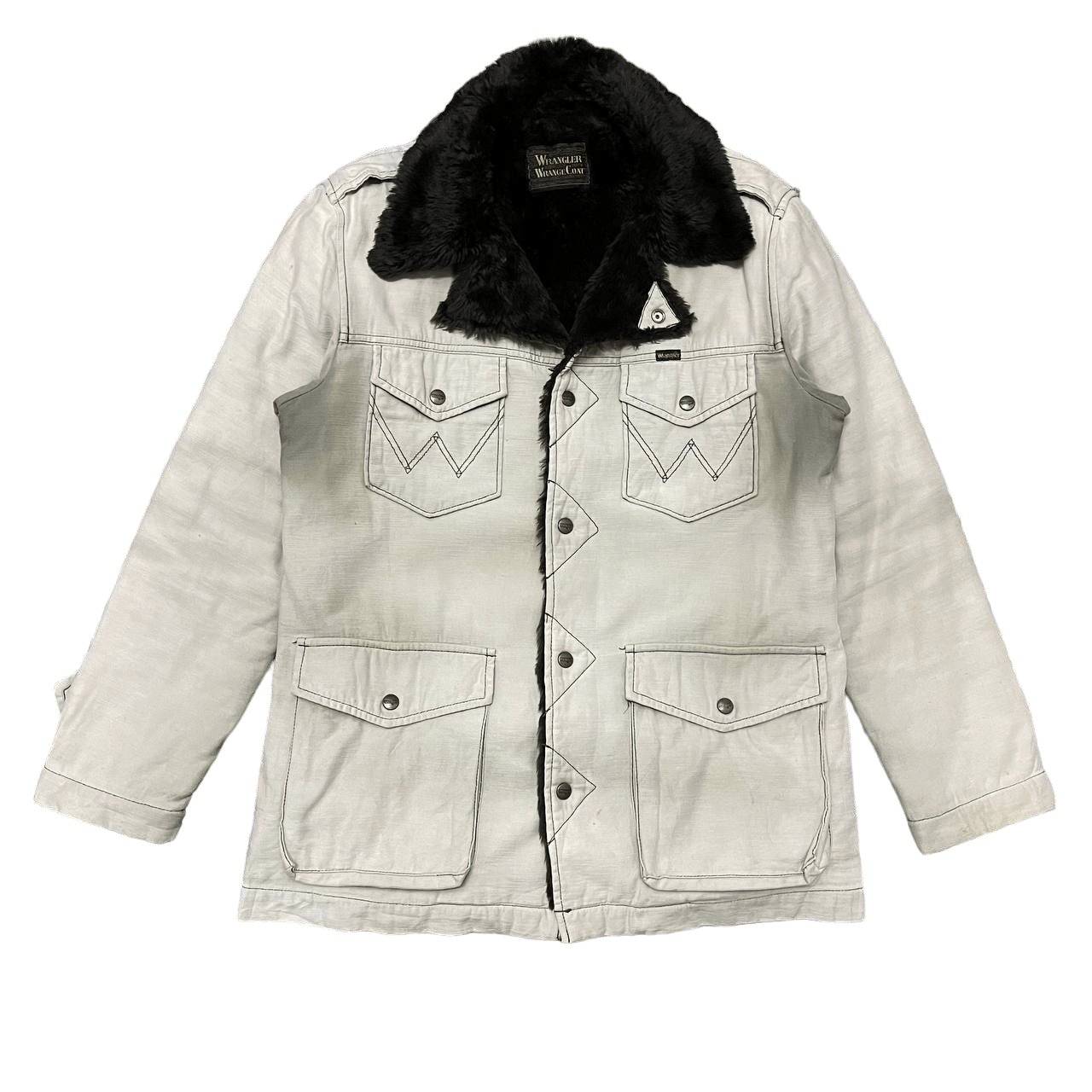Wrangler Vintage Wrangler Wenger Coat Shearling Jacket Size US L / EU 52-54 / 3 - 1 Thumbnail