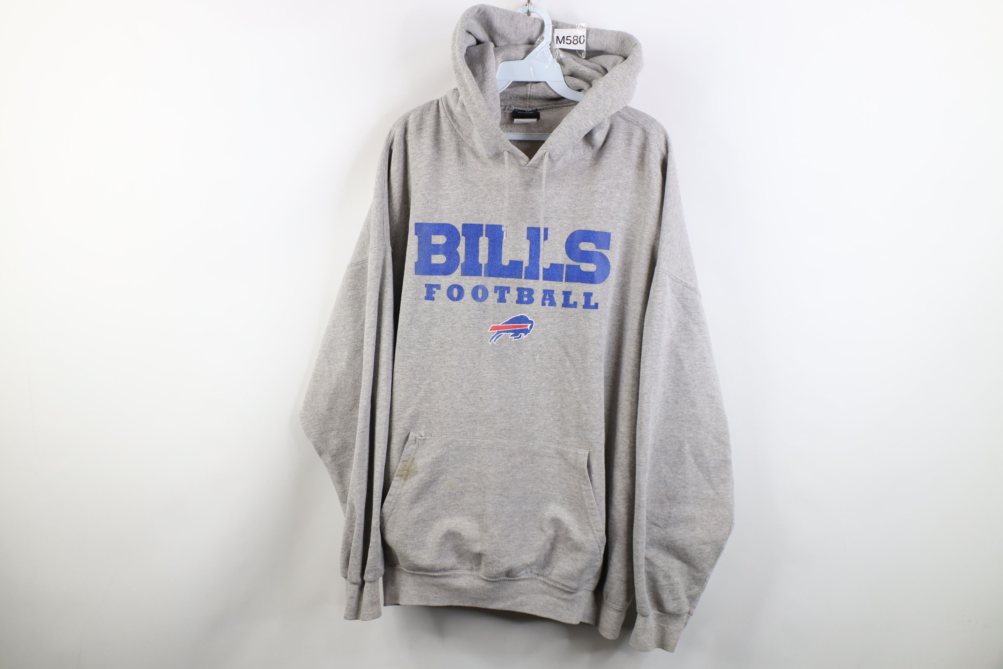 Vintage Vintage NFL Buffalo Bills Football Hoodie Sweatshirt Gray Size US XXL / EU 58 / 5 - 1 Thumbnail