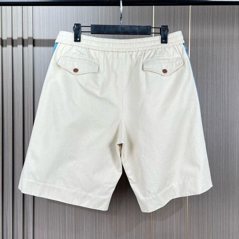 Gucci Gucci Red and blue silk satin side striped shorts 2504-Next Size US 34 / EU 50 - 2 Thumbnail