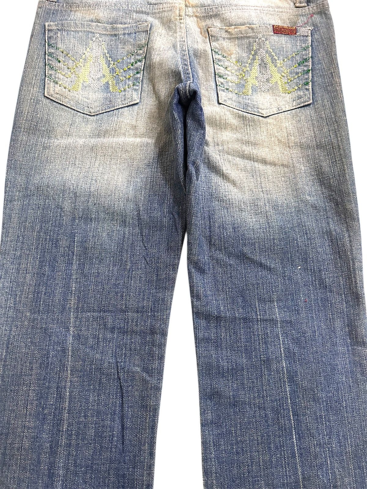 7 For All Mankind × Vintage Vintage 7 For All Mankind Denim Blue Wash Jeans Size US 29 - 4 Thumbnail