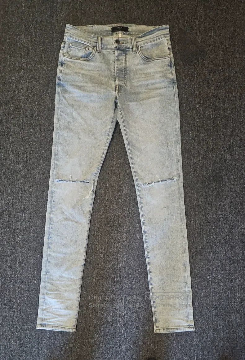 Other Amiri Denim Jeans with Knee Destruction Size US 31 - 1 Thumbnail