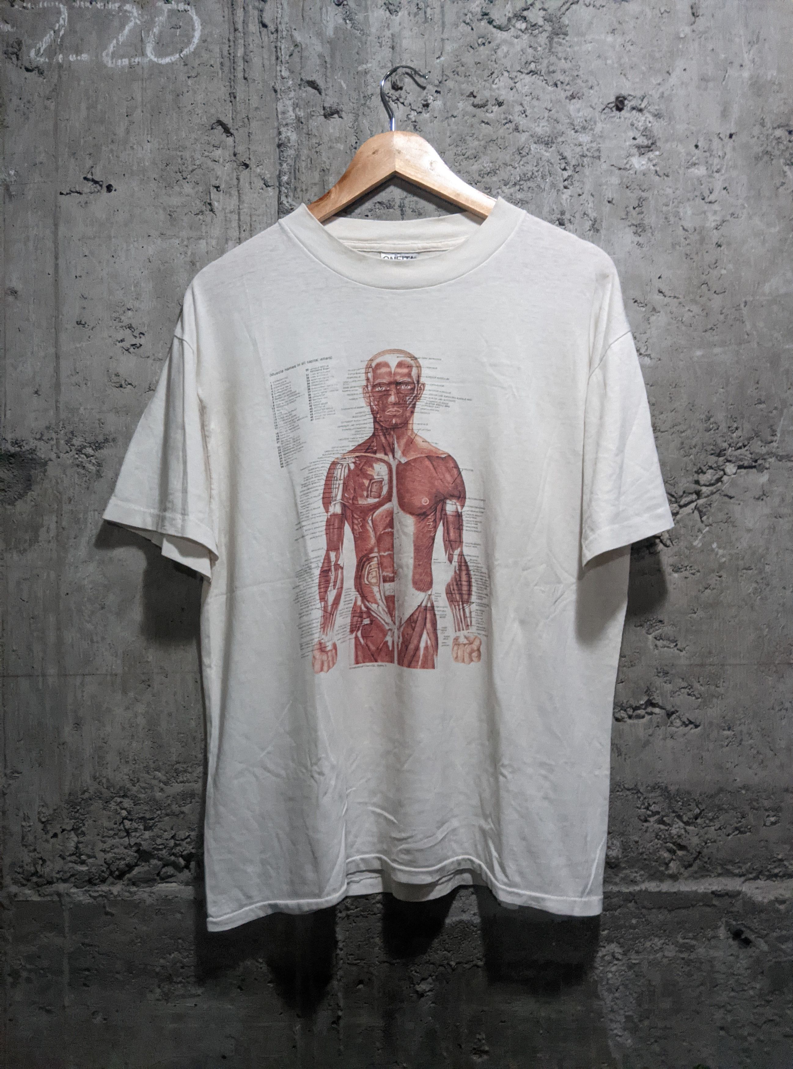 Vintage Vintage Skeleton Anatomical Chart Co. Anatomy shirt