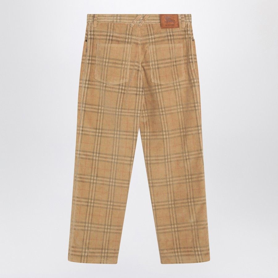 Burberry o1d2blof0226 Check Pants in Beige Size US 34 / EU 50 - 2 Thumbnail
