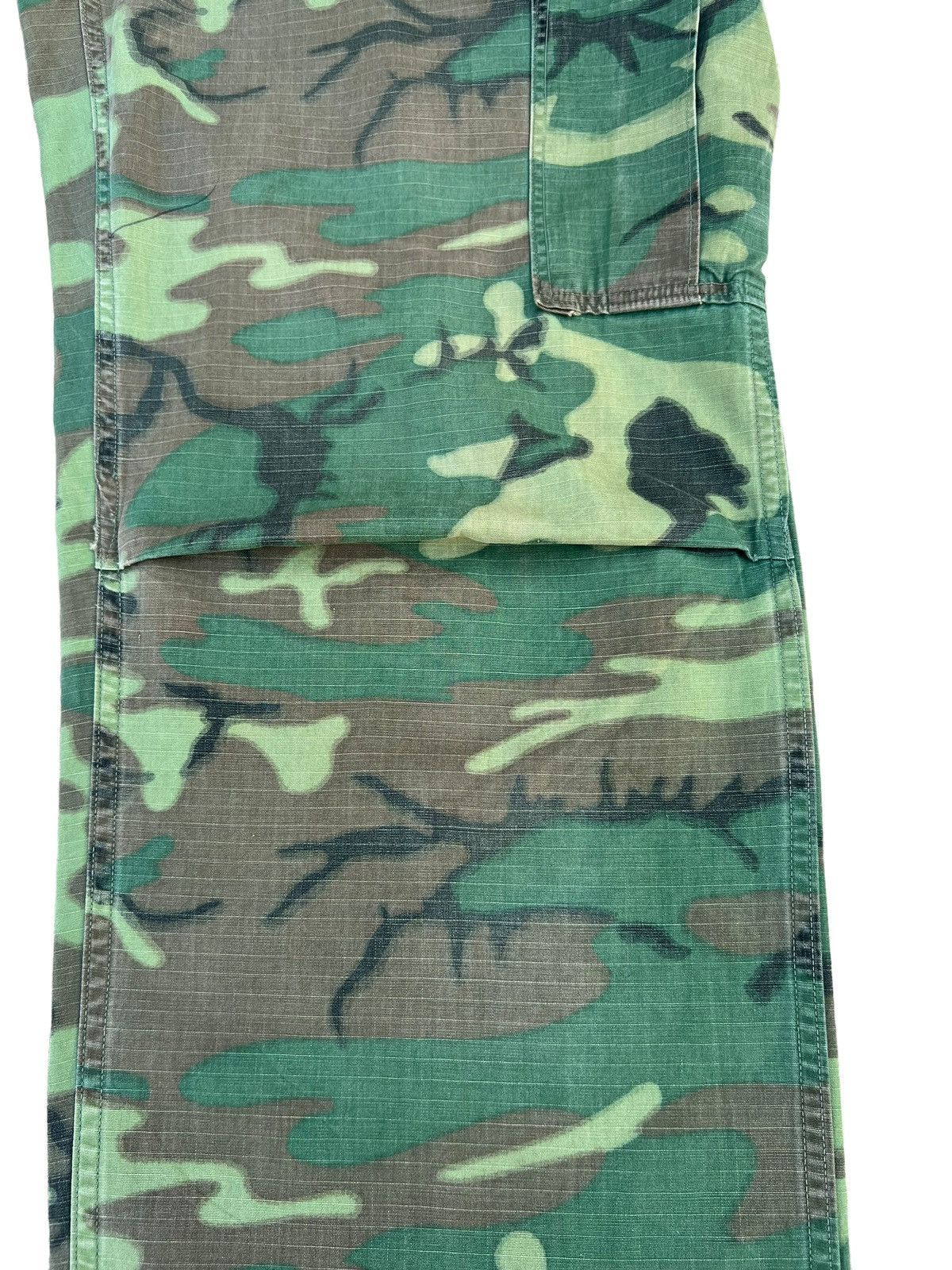 Vintage 60s 70s Nam War ERDL Camo Ripstop Poplin Trouser Pant Size US 32 / EU 48 - 11 Thumbnail