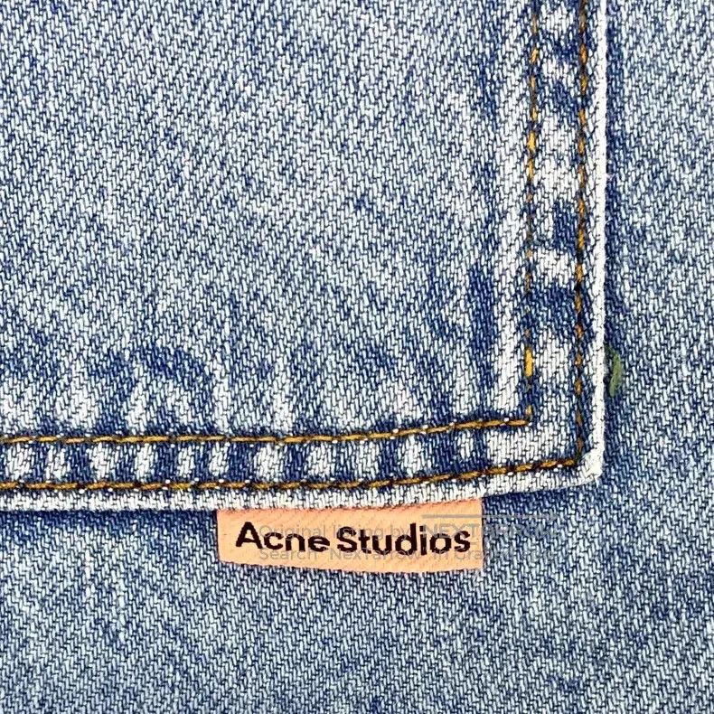 Acne Studios Acne Studios Blue washed cotton elastic waist casual denim Size 28" / US 6 / IT 42 - 5 Thumbnail