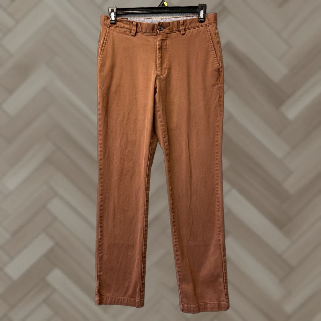 Vintage Johnson And Murphy Chino Pants Men 32x32 Brown Regular Fit Pants Size US 32 / EU 48 - 1 Thumbnail