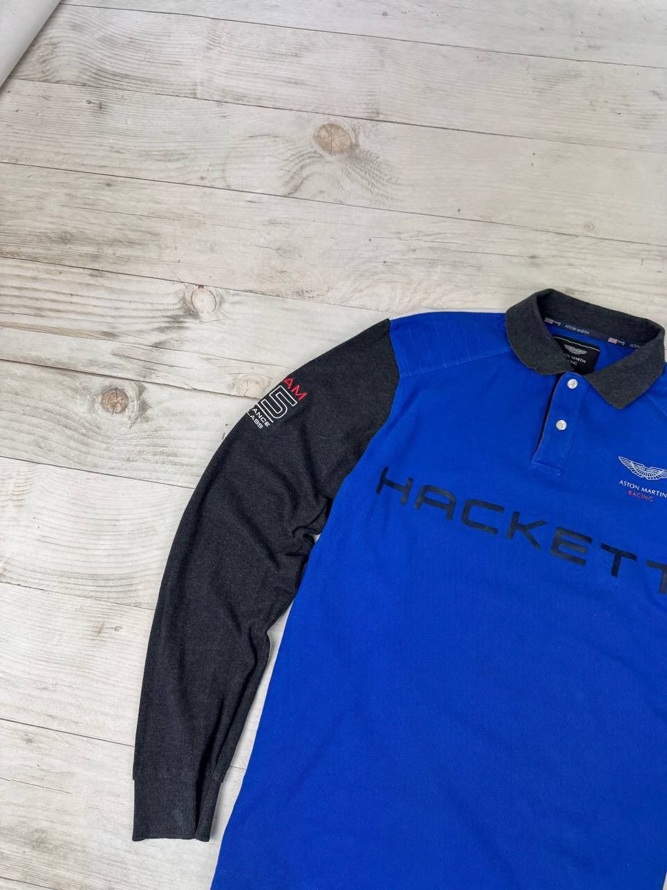 Hackett Hackett Aston Martin Racing Rugby Long Sleeve Size US M / EU 48-50 / 2 - 5 Thumbnail