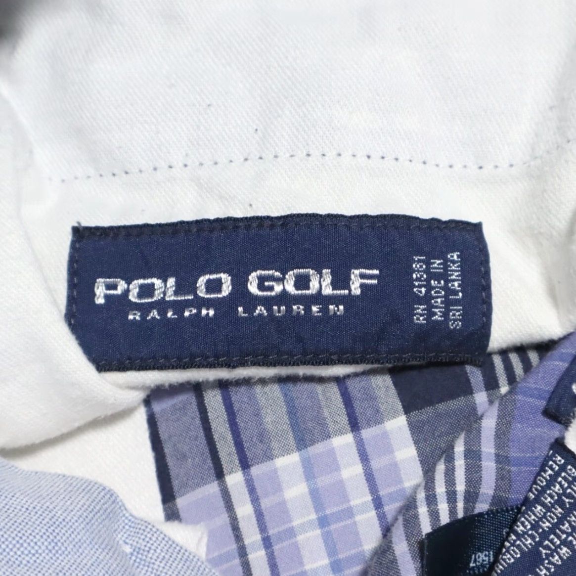 Polo Ralph Lauren Polo Ralph Lauren Polo Ralph Lauren Cotton Twill Golf Shorts Blue Plaid Men 32 Size US XS / EU 42 / 0 - 5 Thumbnail