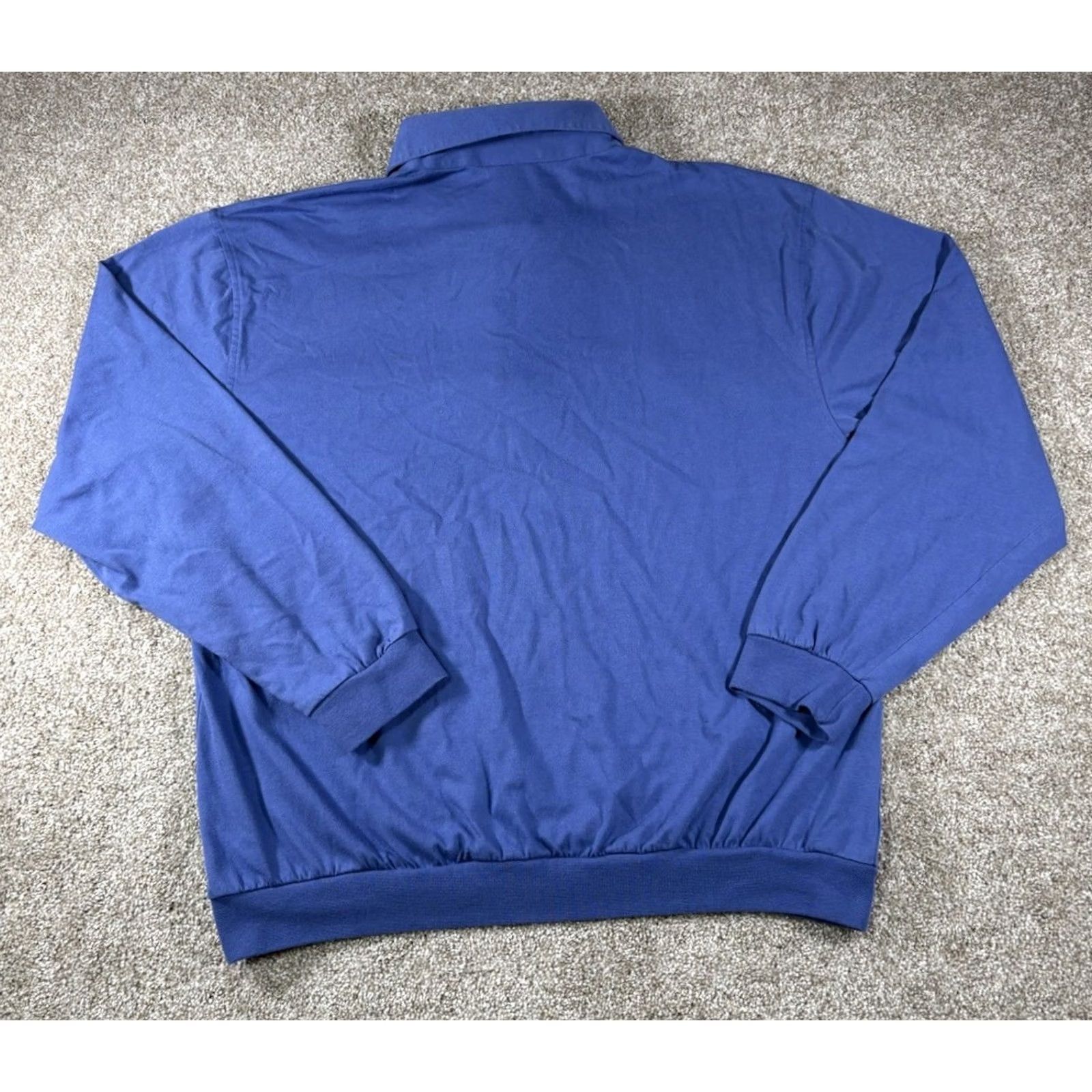 Blair VTG John Blair Double Pocket Henley Long Sleeve Blue Shirt Men’s Large Polo Shirt Mens Blue John Blair USA 90s Style Size US L / EU 52-54 / 3 - 4 Thumbnail