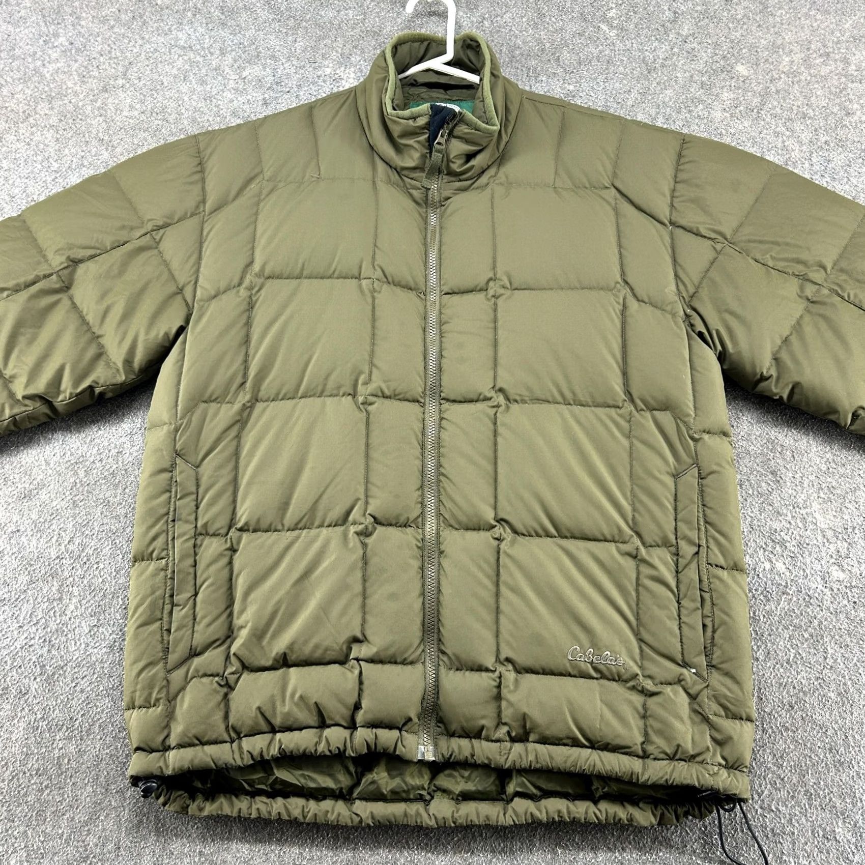 Vintage Cabelas Jacket Mens Medium Tall Green Olive Puffer Goose Down Premier Northern Size US M / EU 48-50 / 2 - 3 Thumbnail