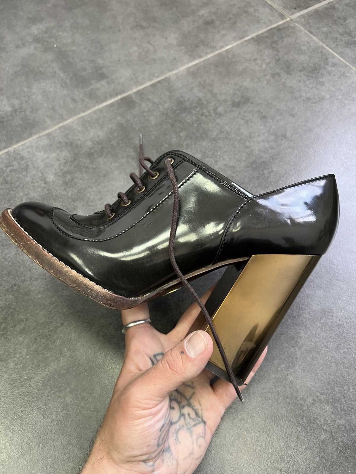 Dolce & Gabbana 90s Dolce Gabbana Heel y2k archive coquette grunge Size US 10 / IT 40 - 2 Thumbnail