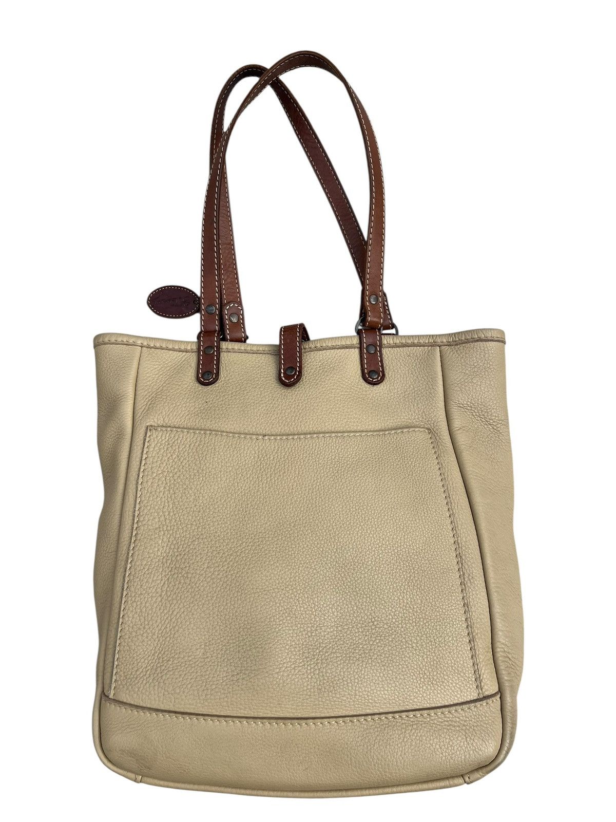 Leather Y. Omori Japan Patina Leather Tote Bag Size ONE SIZE - 1 Thumbnail