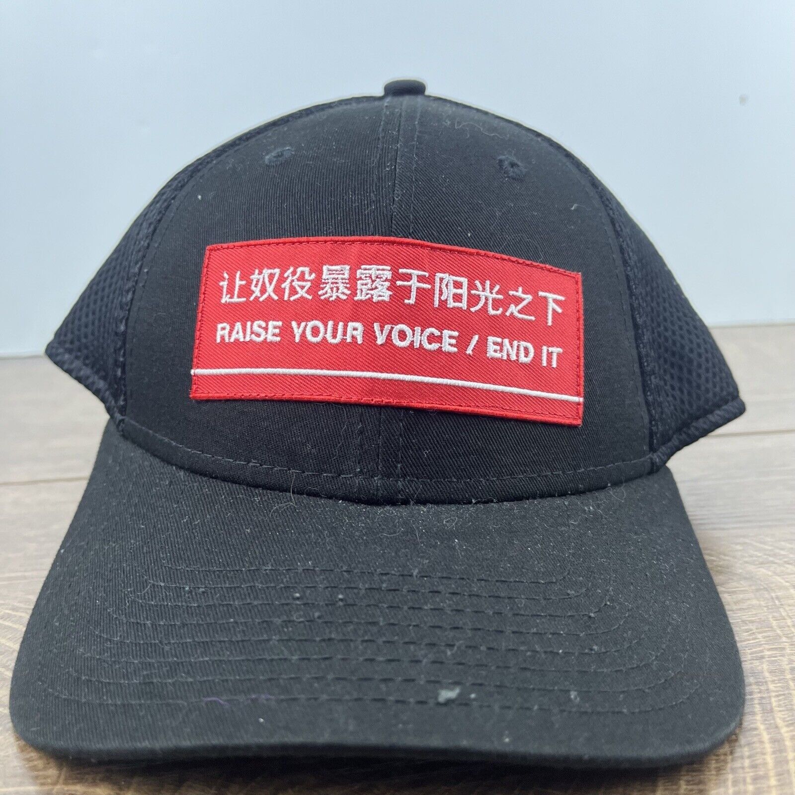 New Era Raise Your Voice Hat Snapback Hat Black Hat End It Black Adu Size ONE SIZE - 6 Thumbnail