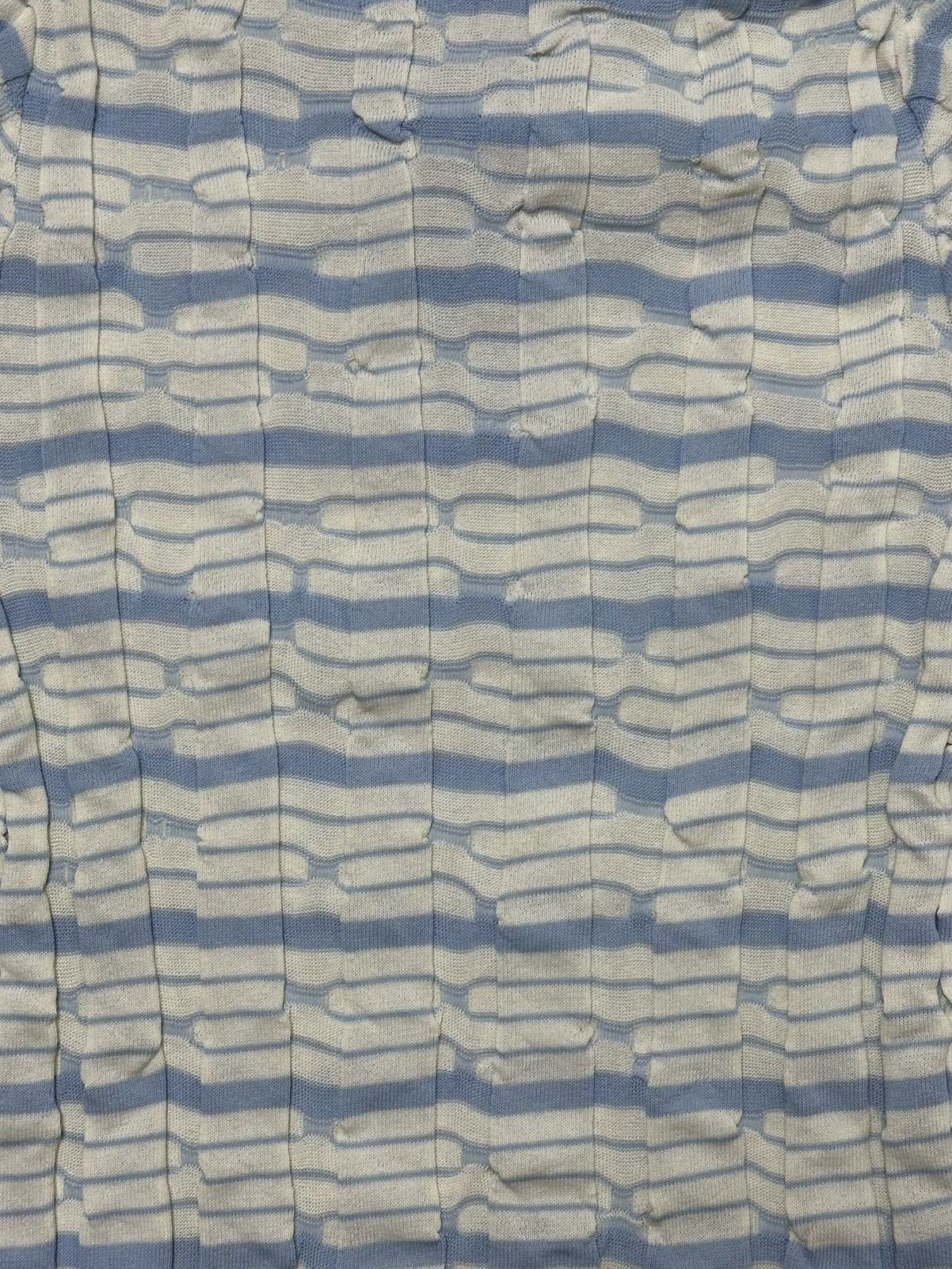 Bottega Veneta BOTTEGA VENETA S/S 2023 Distorted Stripe Cotton Polo Shirt Size XS / US 0-2 / IT 36-38 - 4 Thumbnail