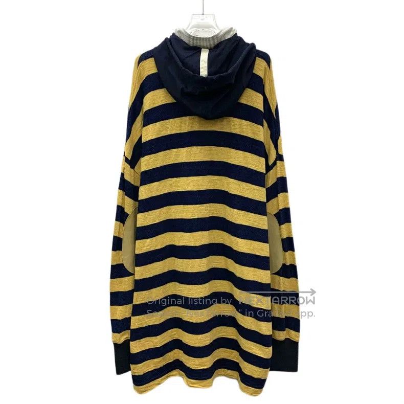 Loewe Loewe Color-blocked striped logo embroidery cotton hooded Size US S / EU 44-46 / 1 - 2 Thumbnail