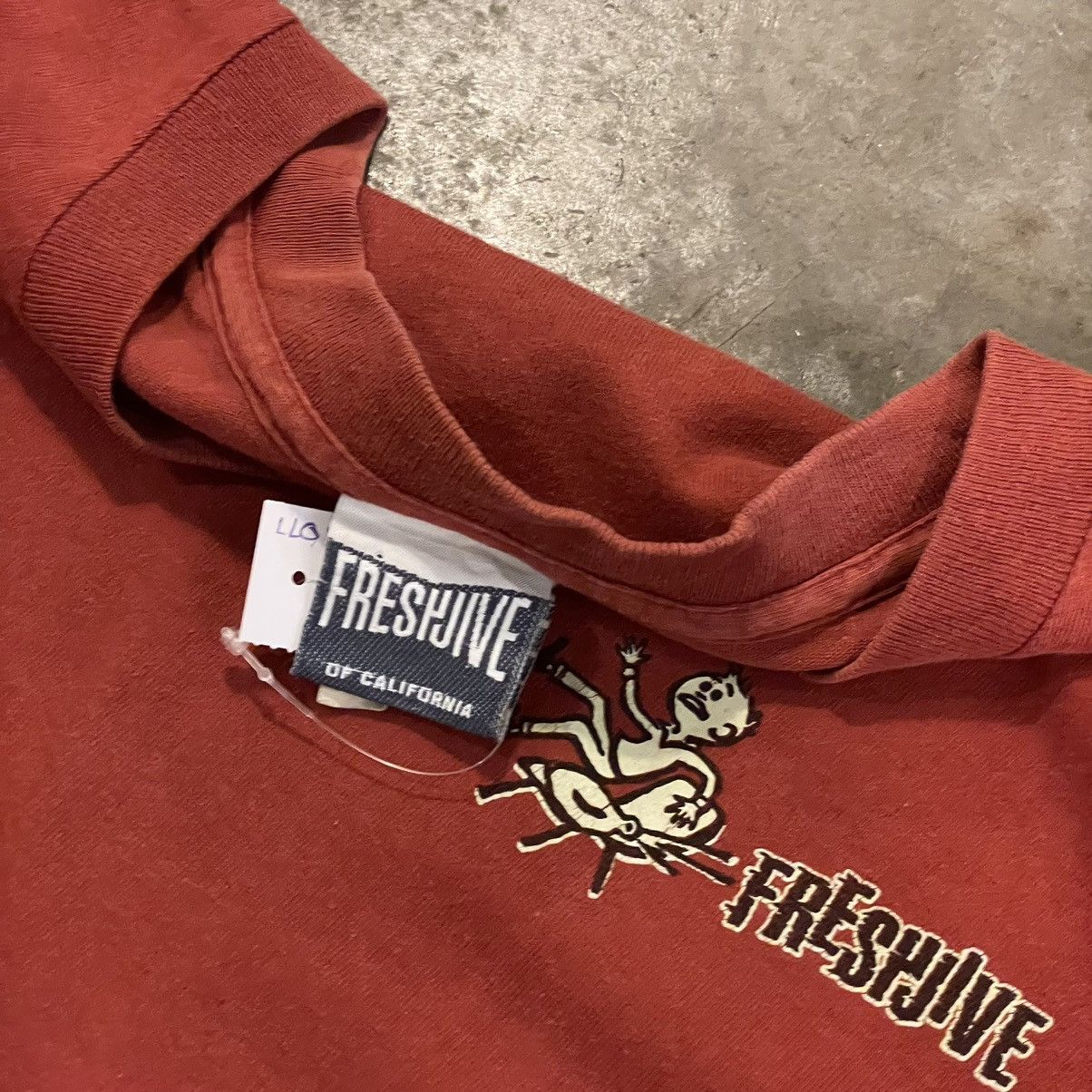 Freshjive × Vintage Vintage Freshjive Streetwear Tee Size US XL / EU 56 / 4 - 7 Thumbnail