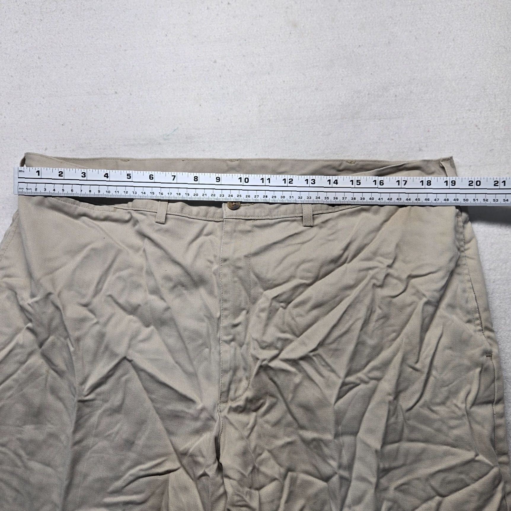 Vintage LL Bean Pants Stretch Tan Beige Classic Fit Adult Men's Size 40 x 28 Pants Dress Pants Stretch Beige Tan 40 Regular Mens Size US 40 / EU 56 - 5 Thumbnail