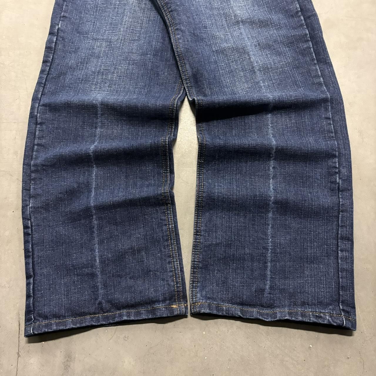 Phat Farm Crazy Vintage Y2K 2000s Super Baggy Phat Farm Skater Dark Wash Grunge Denim Jeans! Size US 38 / EU 54 - 5 Thumbnail