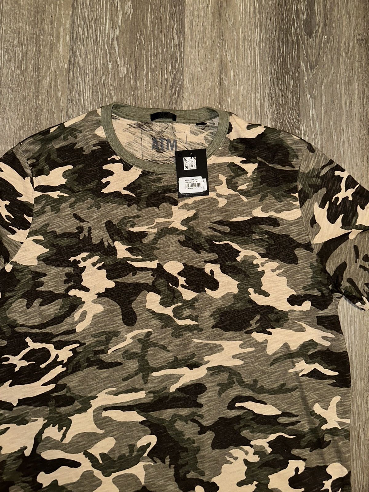 ATM Anthony Thomas Melillo Classic Camo slub tee Size US L / EU 52-54 / 3 - 2 Thumbnail