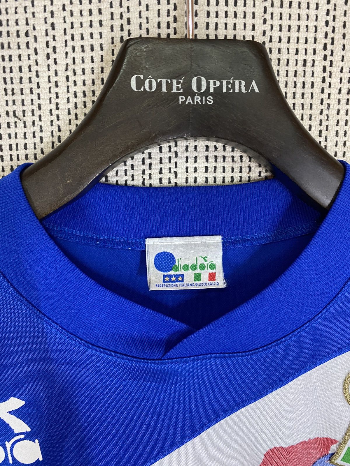 RETRO VINTAGE 1993-94 ITALY TRANNING JERSEY DIADORA‼️