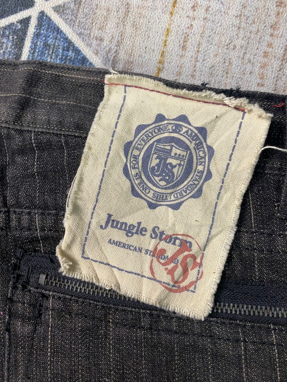 14th Addiction × If Six Was Nine × Le Grande Bleu (L.G.B.) Jungle Storm Stripe Pants Size US 30 / EU 46 - 7 Thumbnail