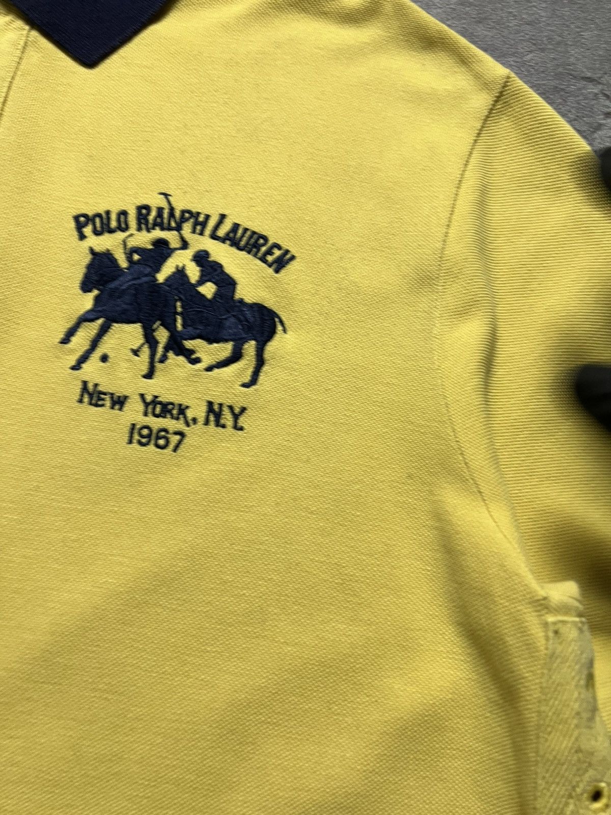Polo Ralph Lauren Vintage Ralph Lauren Striped Chief Keef Big Pony T-Shirt Xl Size US XL / EU 56 / 4 - 10 Thumbnail