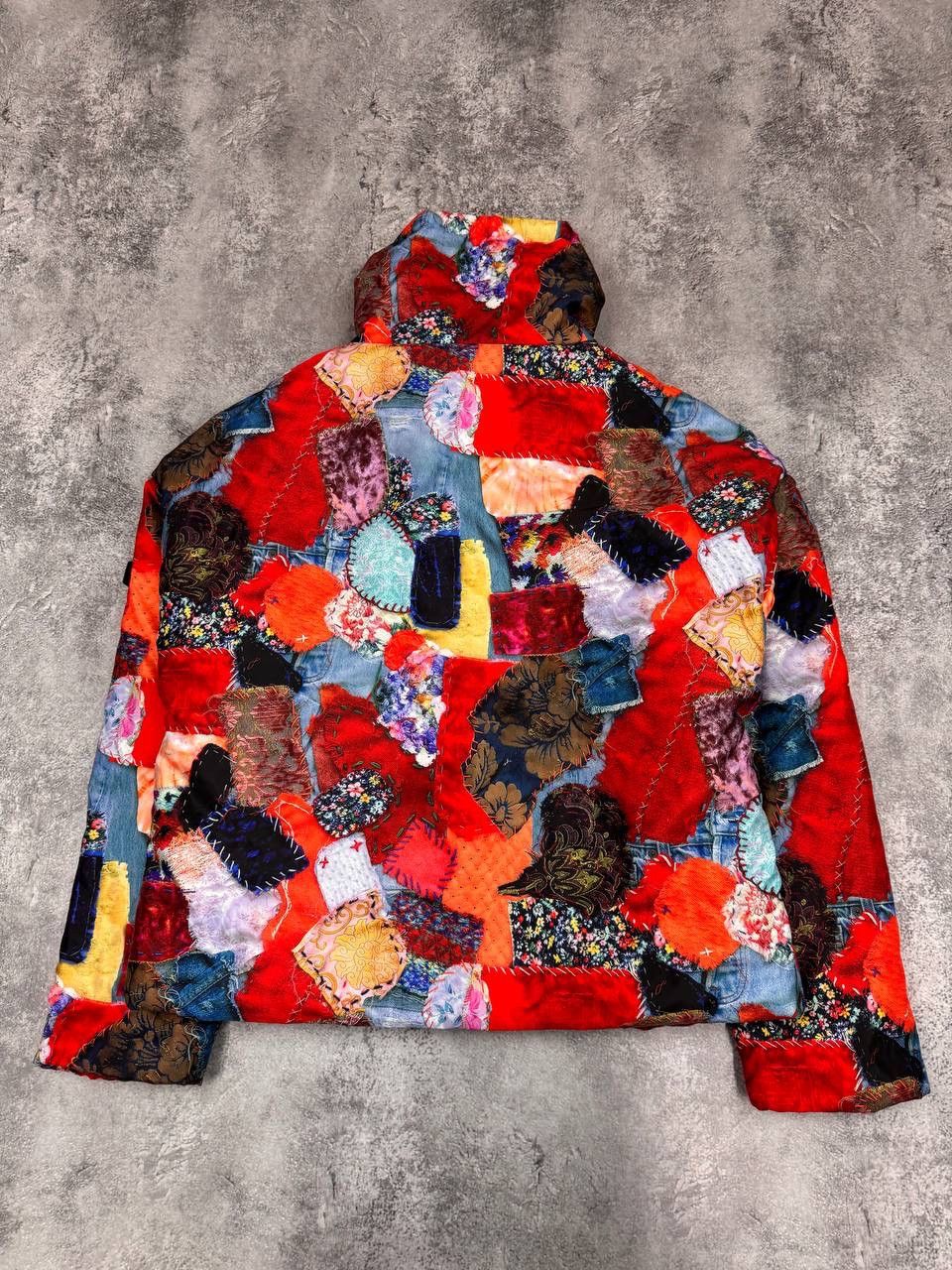 Love Moschino Love Moschino Patchwork Puffer Jacket Multicolor Women's Size M / US 6-8 / IT 42-44 - 7 Thumbnail