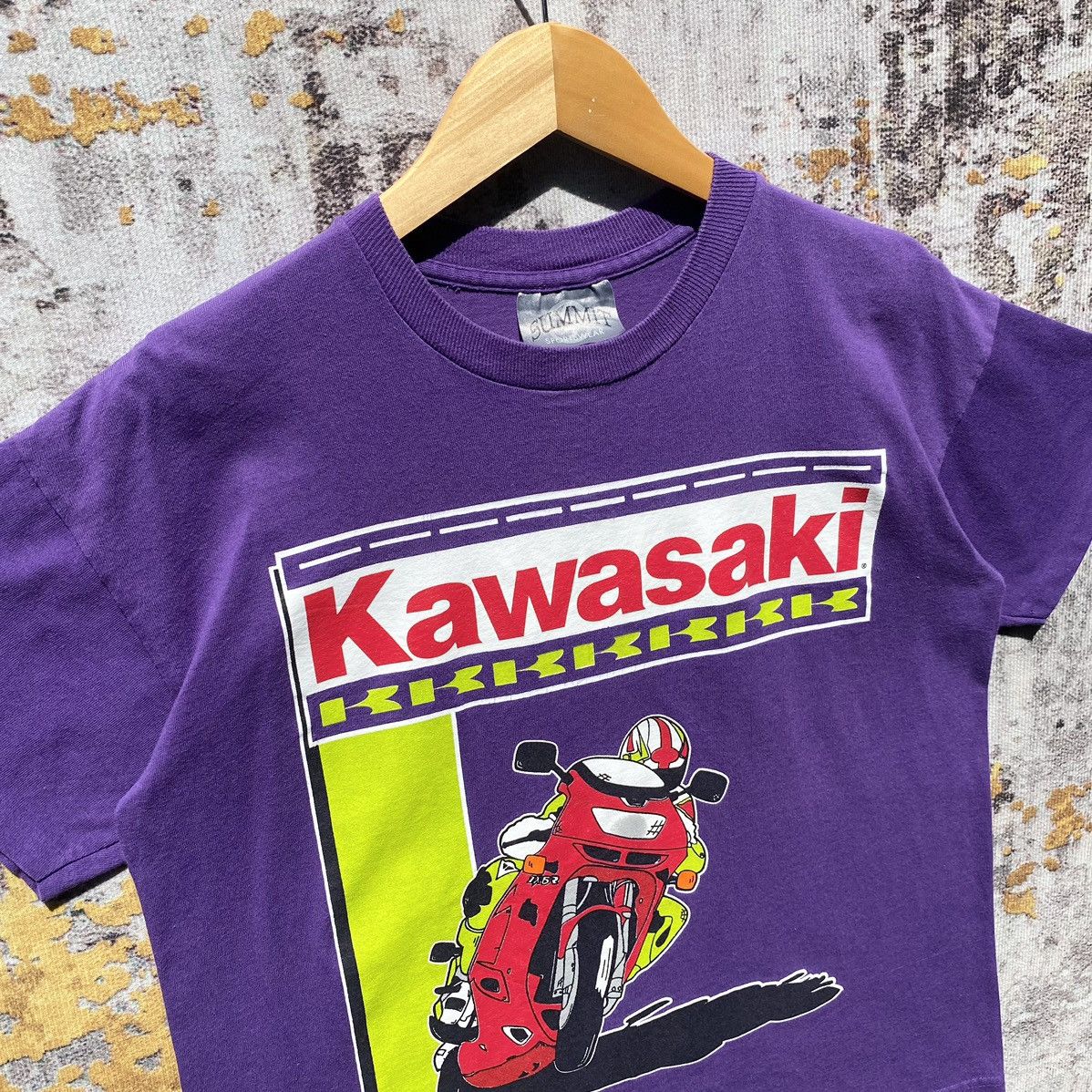Vintage Vintage Kawasaki Ninja ZX-9R Motorcycle Tee Sport Bike Japan Size US S / EU 44-46 / 1 - 4 Thumbnail