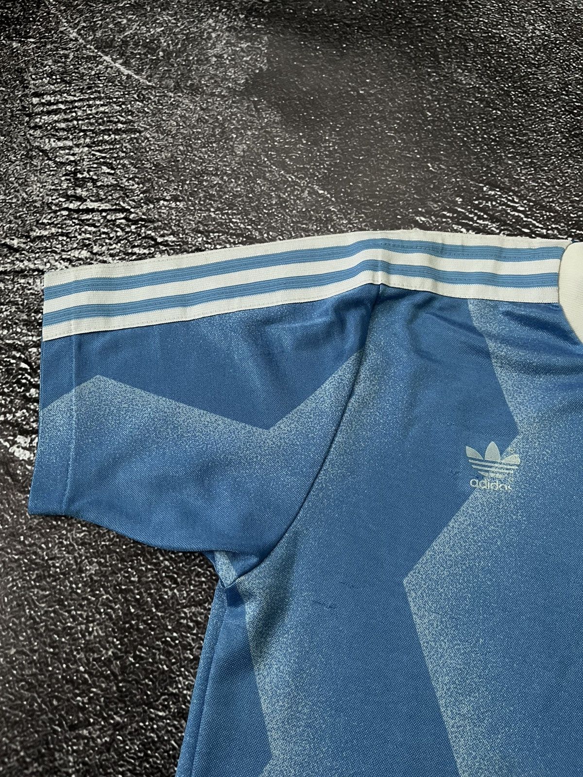 Adidas Adidas West Germany DDR Vintage Jersey Blue T-Shirt Tee Size US M / EU 48-50 / 2 - 2 Thumbnail