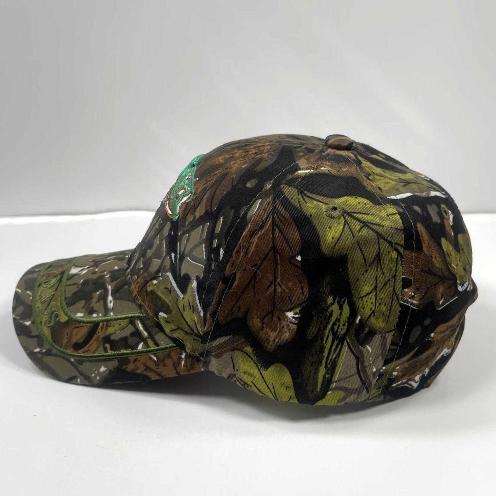 Vintage Unbranded Hat Adult Camouflage Adjustable StrapBack Cap Kiss My Bass Fishing - Vintage Size ONE SIZE - 5 Thumbnail