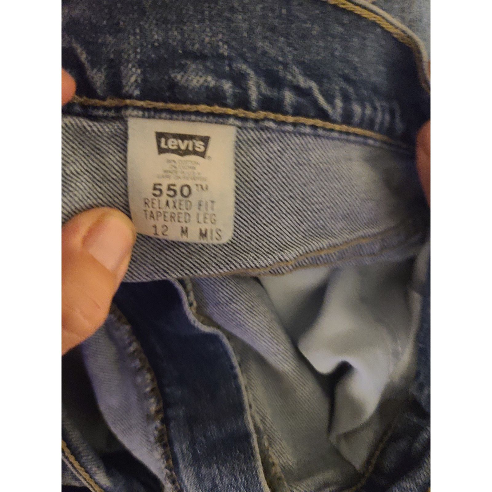 Levi's Vintage Levi's 550 90s Womens Relaxed Fit Tapered Jeans 10 Size 32" / US 10 / IT 46 - 6 Thumbnail